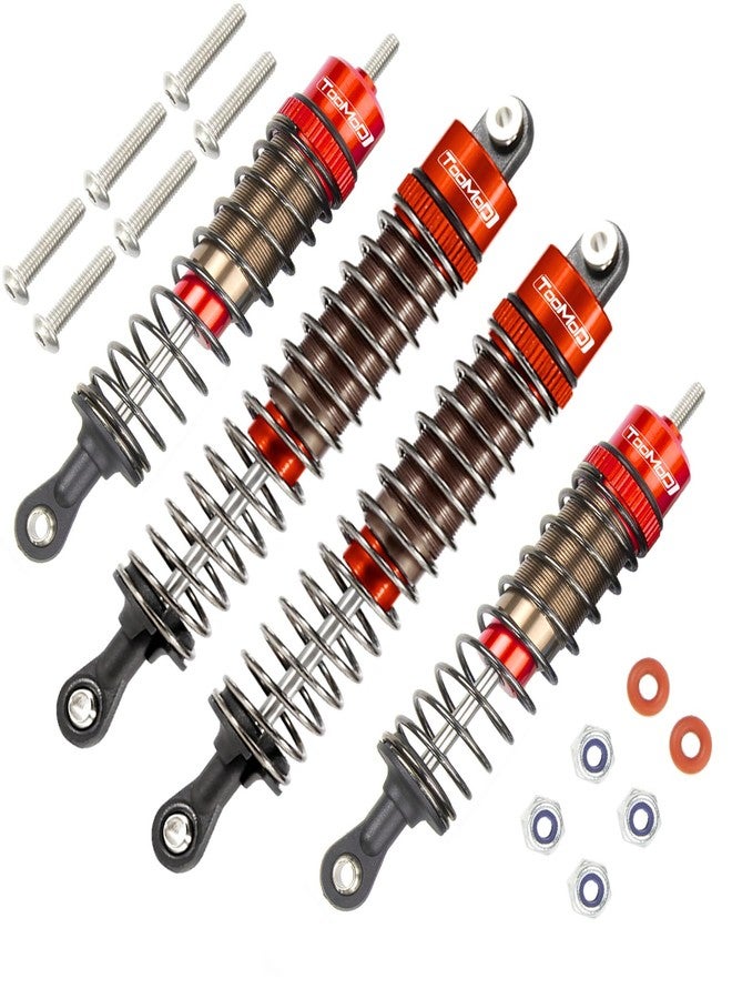 TOOMOD RC Car Oil Shocks Absorber Damper for Tamiya Grasshopper 2 / Super Hornet/Replacement Upgrade Parts (Red) - Image 1